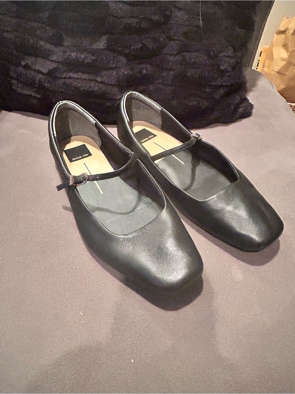 Dolce Vita Aileen Mary Jane Leather Flat Women’s Size 7.5 Wide